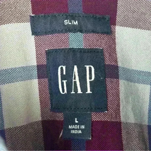 Gap Slim Plaid Button Down - Picture 3 of 4